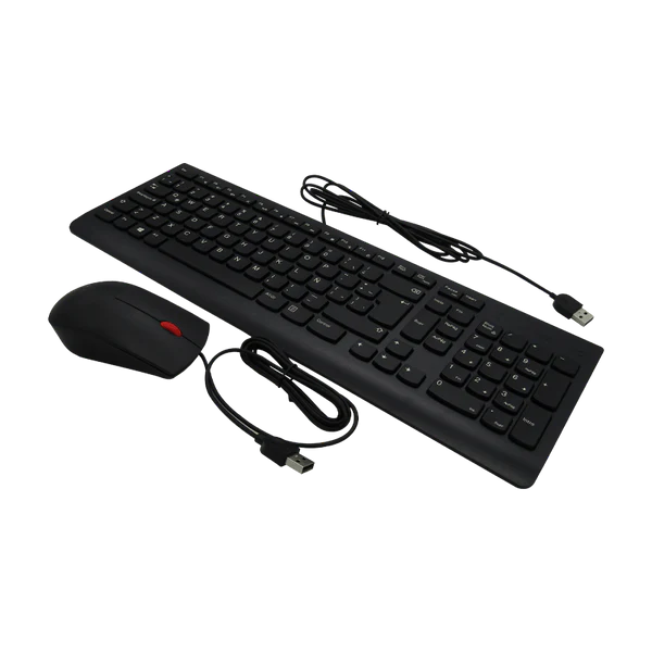 Combo Teclado USB 2.0 Desktop LA + Mouse Lenovo Essential 00XH611 en Español Latinoamericano