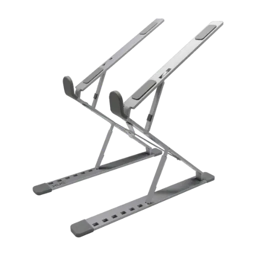 [ACC-BPX-1315] Base portable de aluminio tipo stand de 7-posiciones Hasta 15.6-PULG, Color Plateado, marca XUE® ZX
