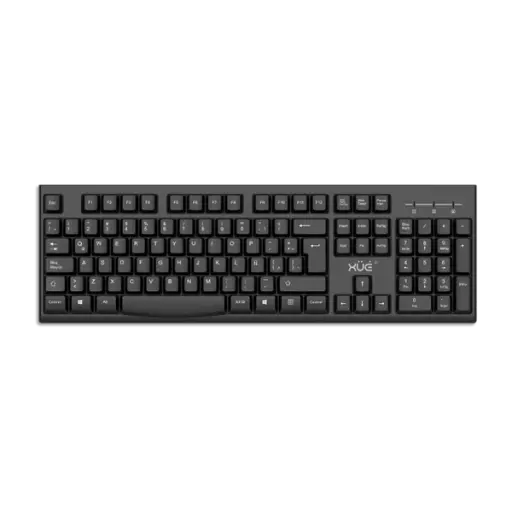 [TEC-DUX-1416] Teclado USB 2.0 Desktop, Idioma Latino Americano, Color Negro XUE® PRO T400 (SIN MOUSE)